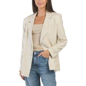 MAX STUDIO LONDON Double Breasted Oversized Blazer